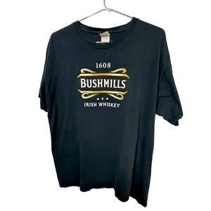 Vintage Bushmills Irish Whiskey Men’s XL Bar T-Shirt Liquor